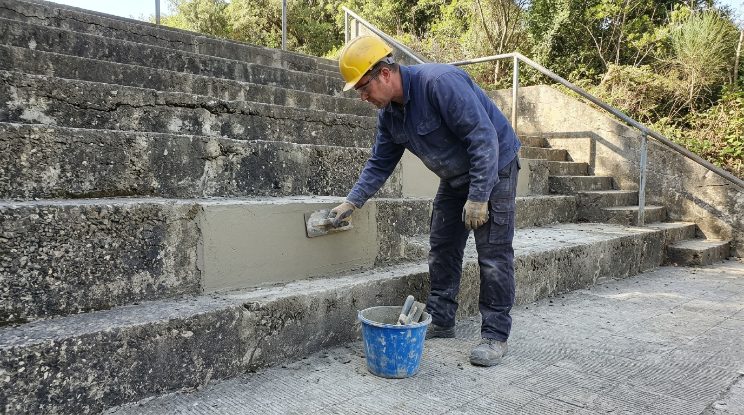 Concrete Step Repair in Cary, NC